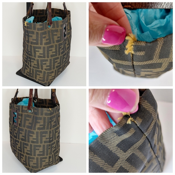 Fendi Zucca Mini Tote Bag Vintage - Picture 11 of 15